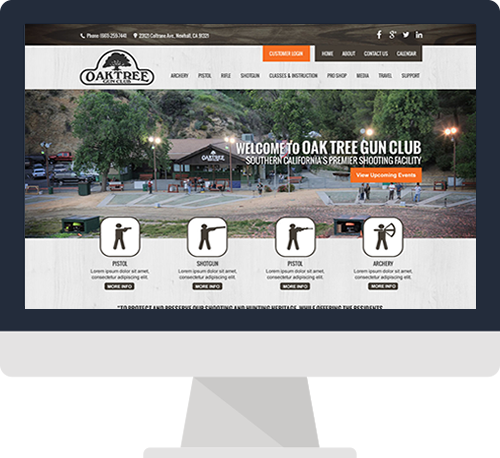 Santa Clarita Website Design Before Screen Shot